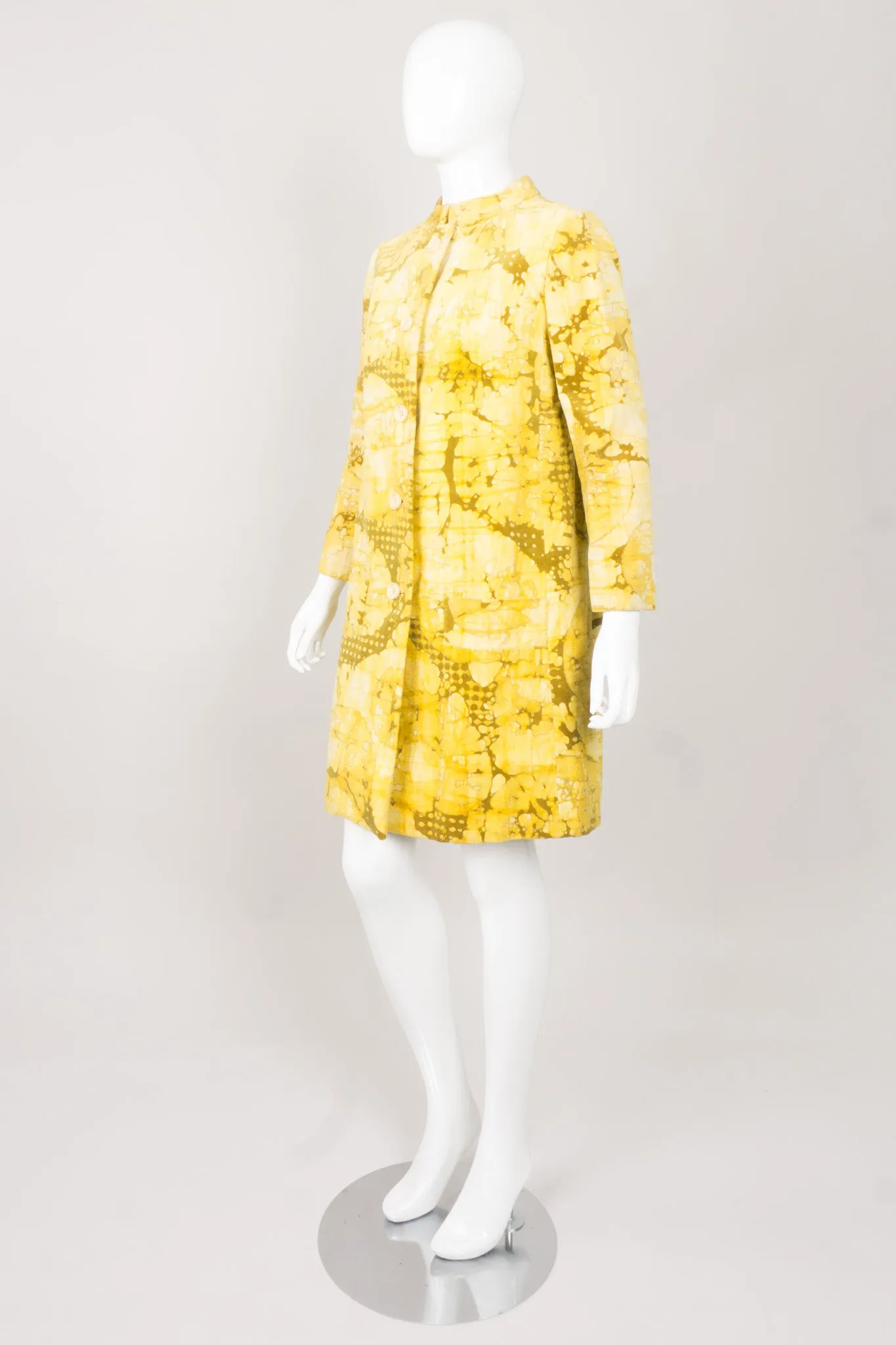 Graphic Velvet Coat