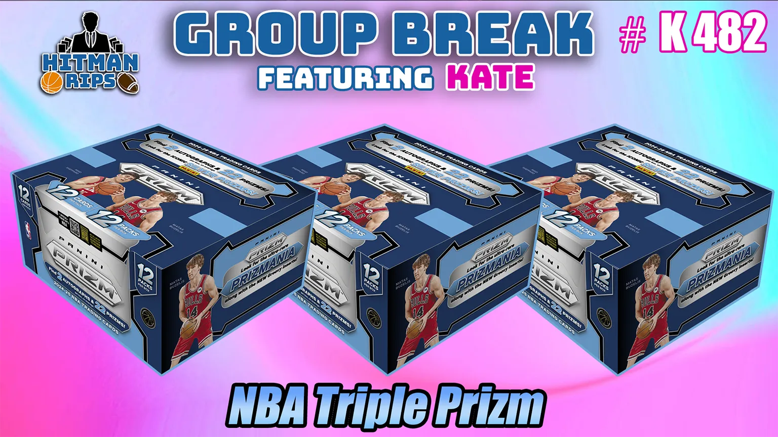 Group Break # K 482 - NBA Triple Prizm