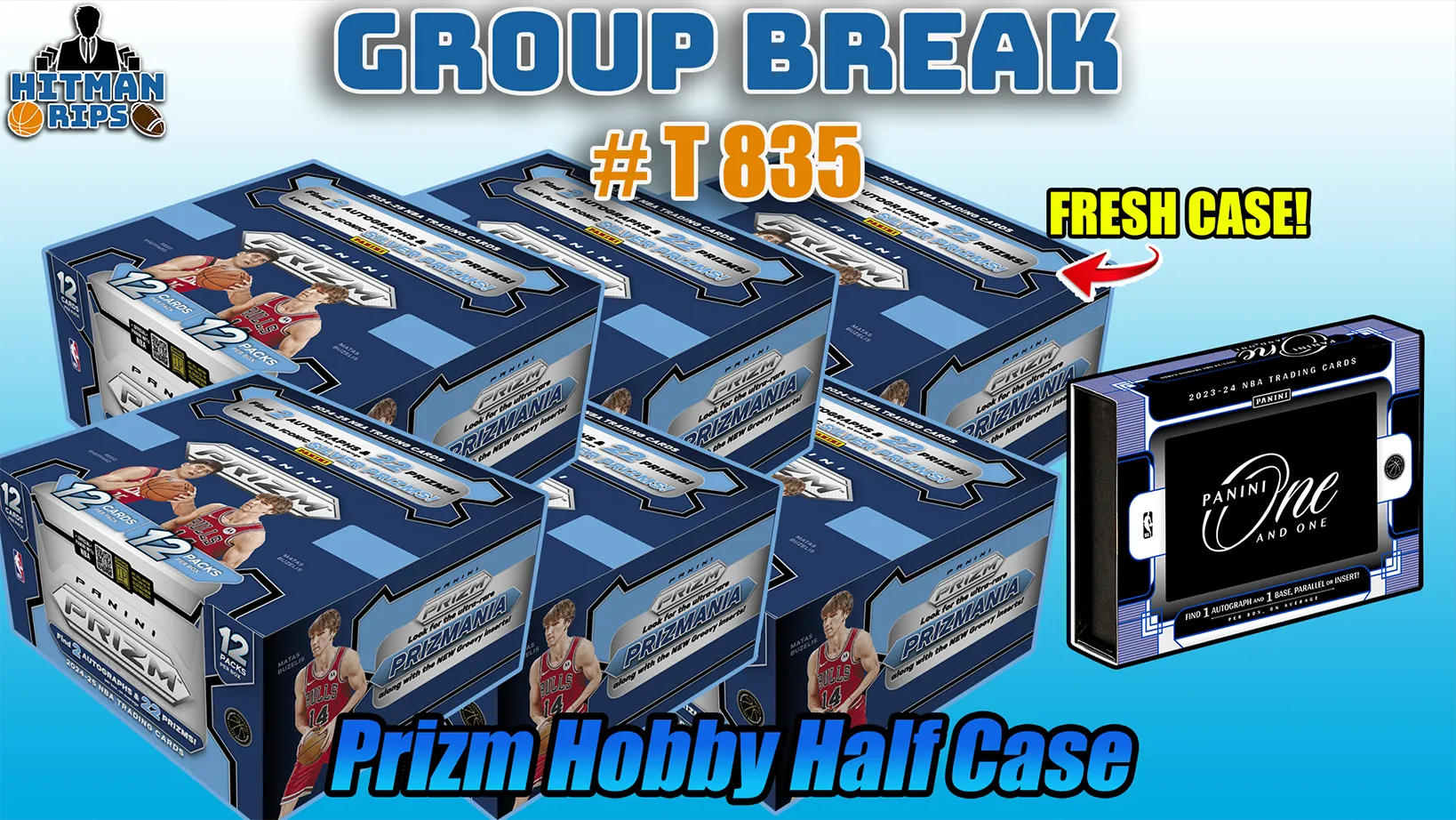 Group Break # T 835 - Prizm Hobby Half Case