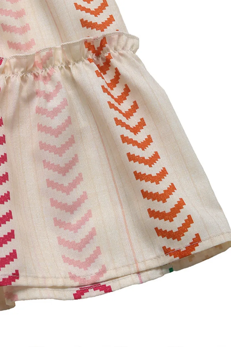 HQZ1105 High Waist Boho Maxi Skirt