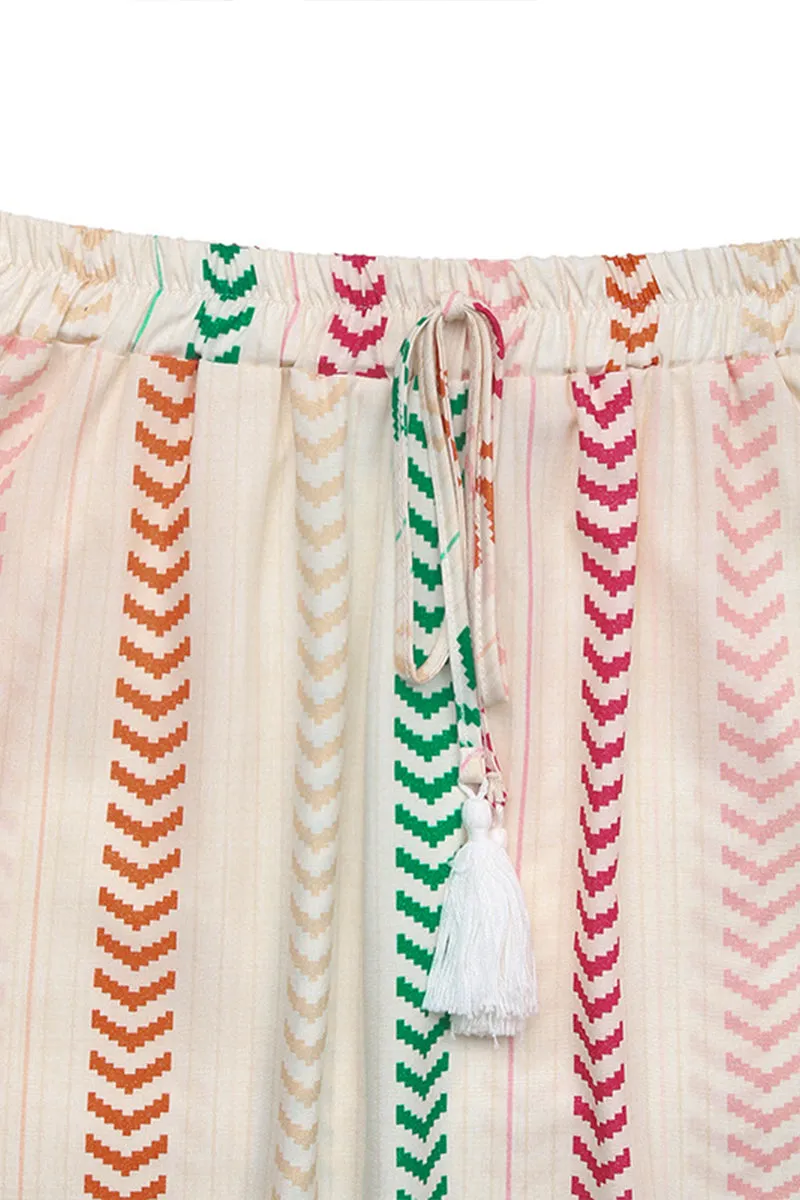 HQZ1105 High Waist Boho Maxi Skirt
