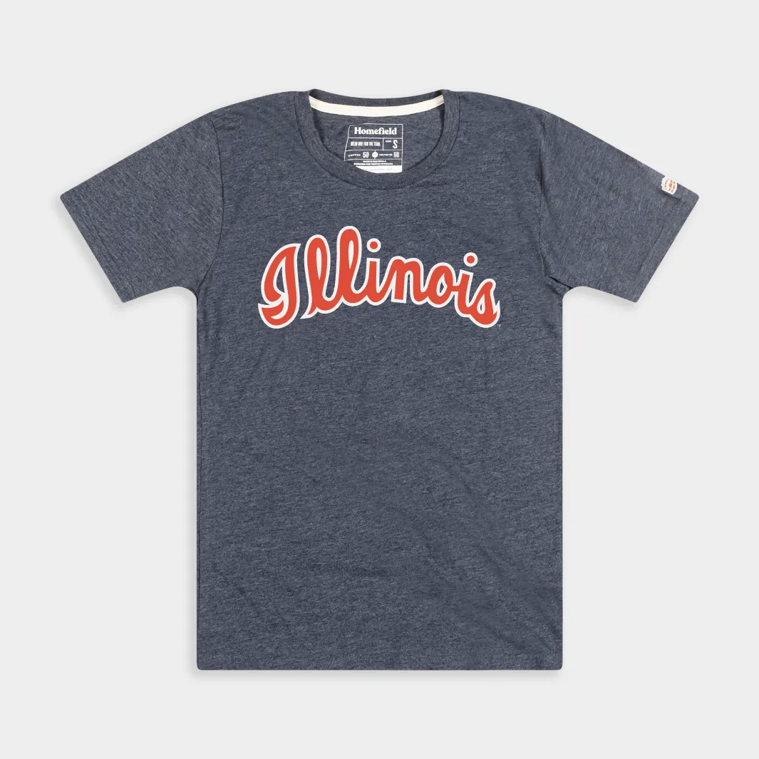 Illinois 1970's Basketball Women's Tee
