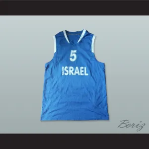 Israel 5 National Team Basketball Jersey