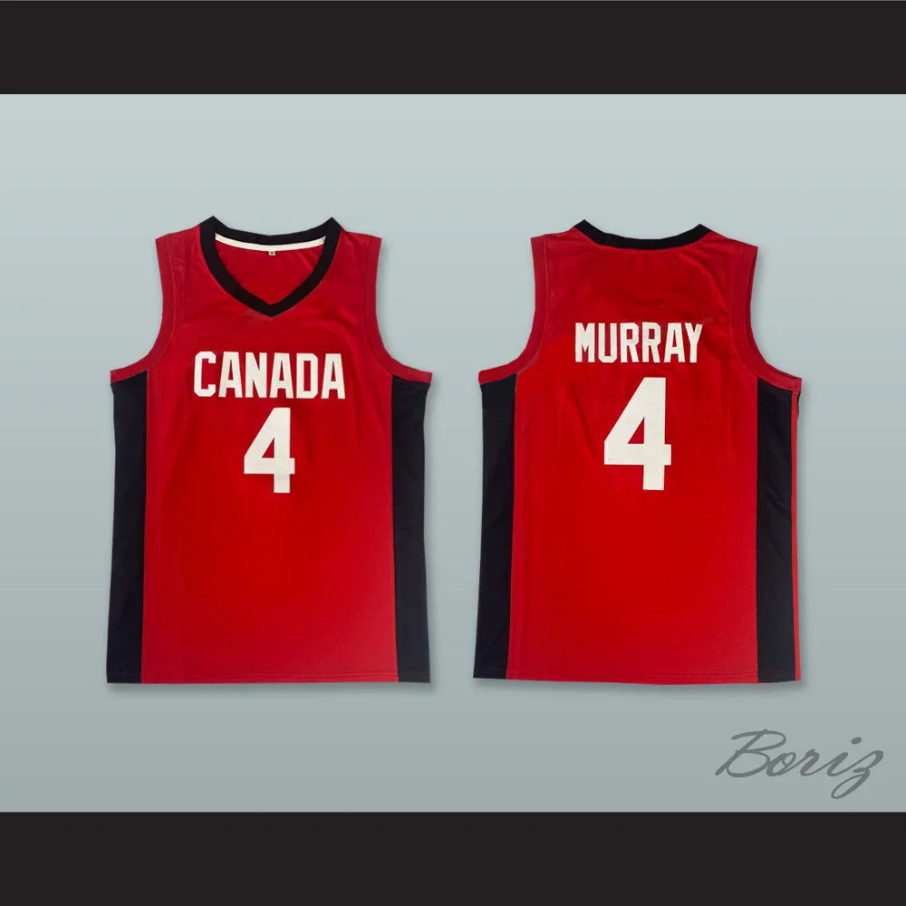 Jamal Murray 4 Team Canada Red Basketball Jersey