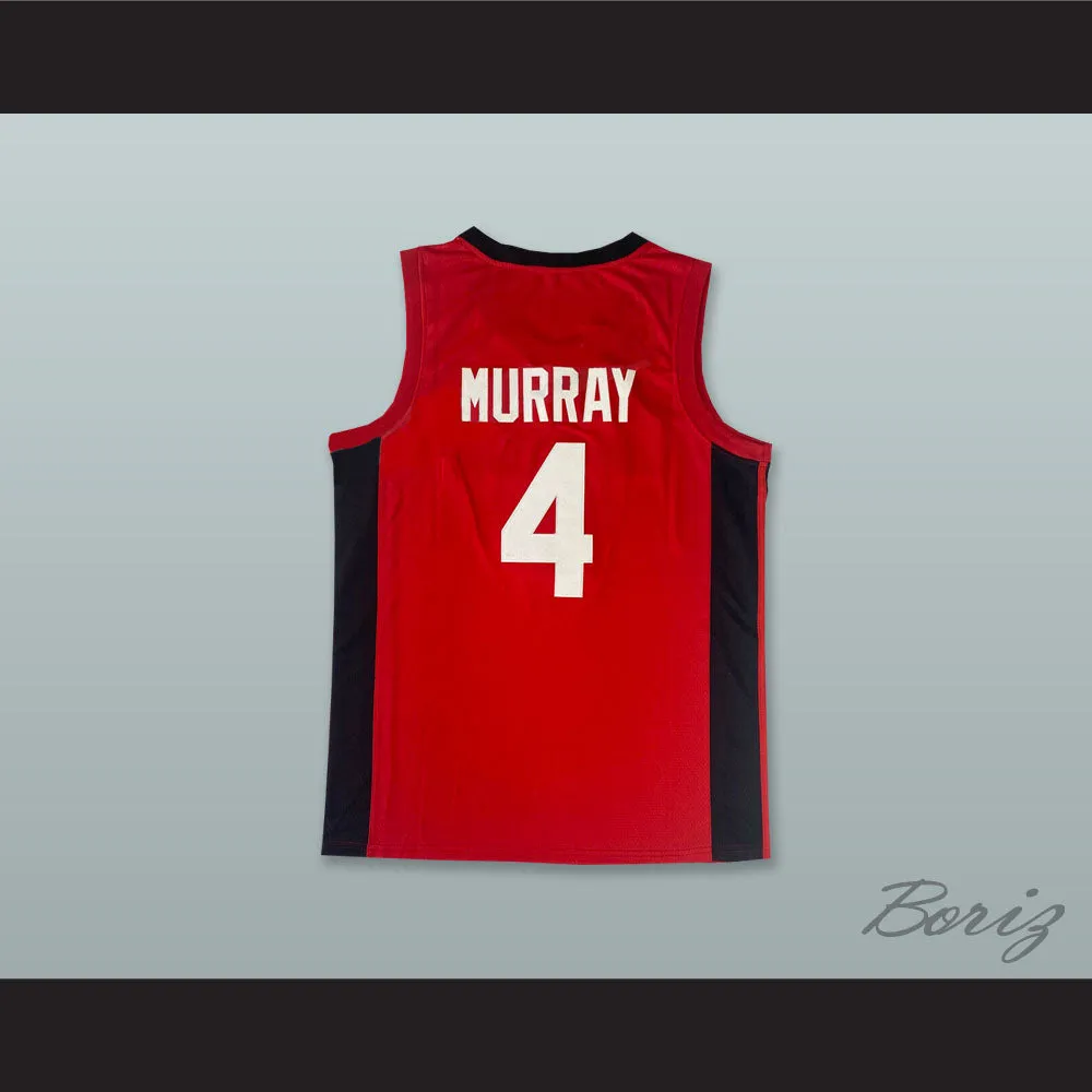 Jamal Murray 4 Team Canada Red Basketball Jersey