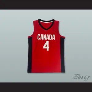 Jamal Murray 4 Team Canada Red Basketball Jersey