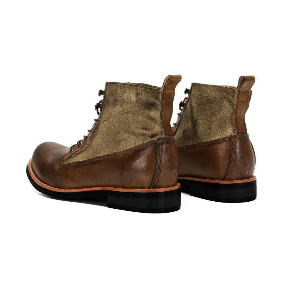 Japanese Retro Paratrooper Motorcycle Boots