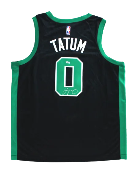 Jayson Tatum Boston Celtics Signed Black Nike Swingman NBA Jersey FANATICS