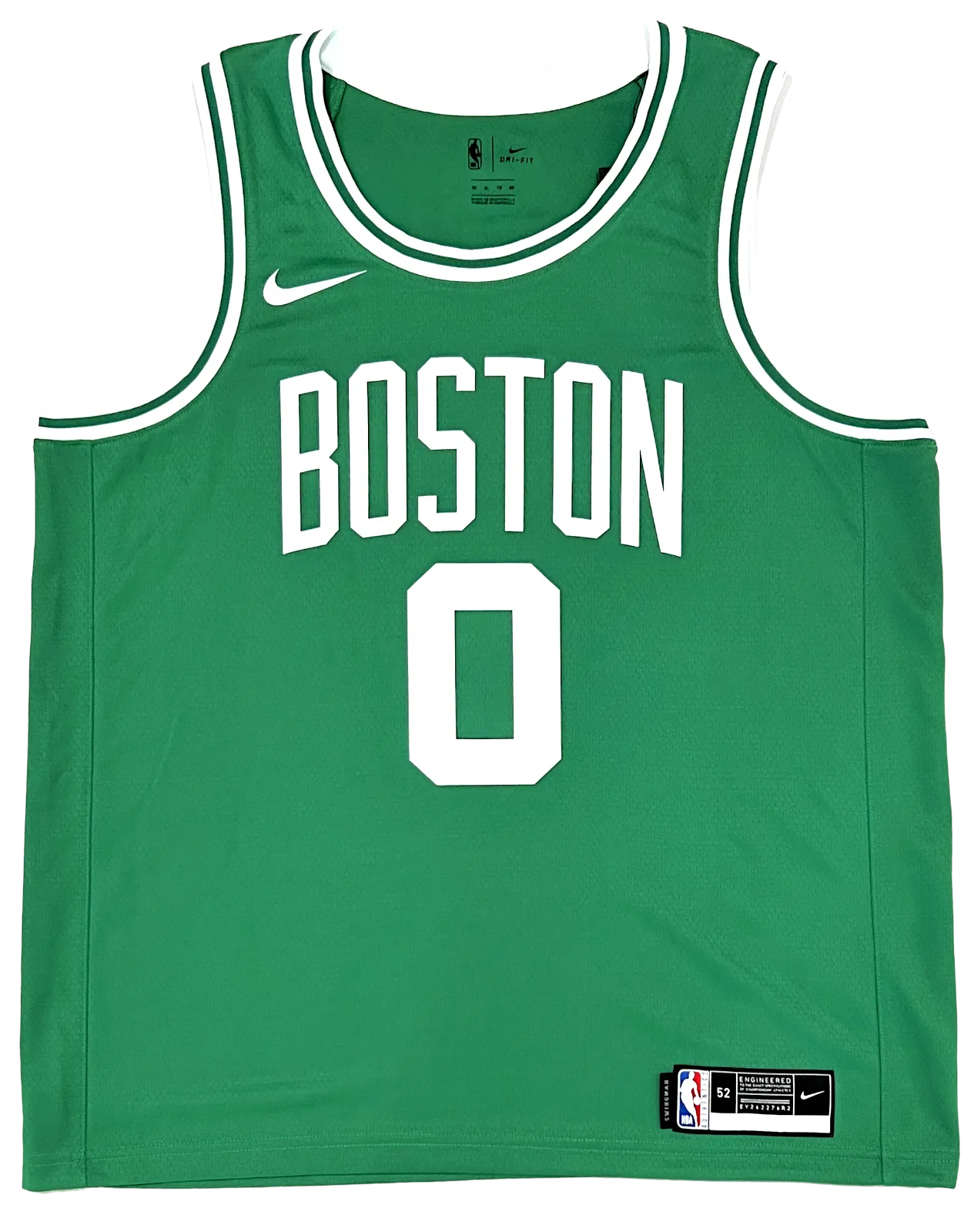 Jayson Tatum Boston Celtics Signed NBA Green Nike Swingman Jersey FANATICS