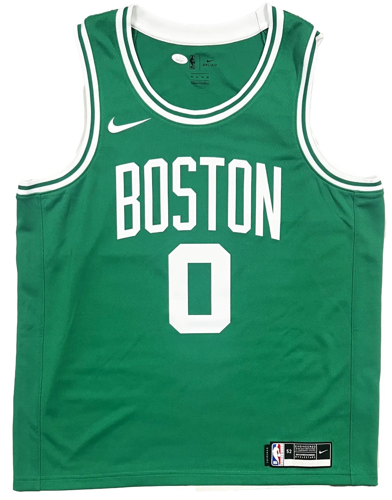 Jayson Tatum Boston Celtics Team Signed Nike Jersey White/Horford/Jrue  FANATICS