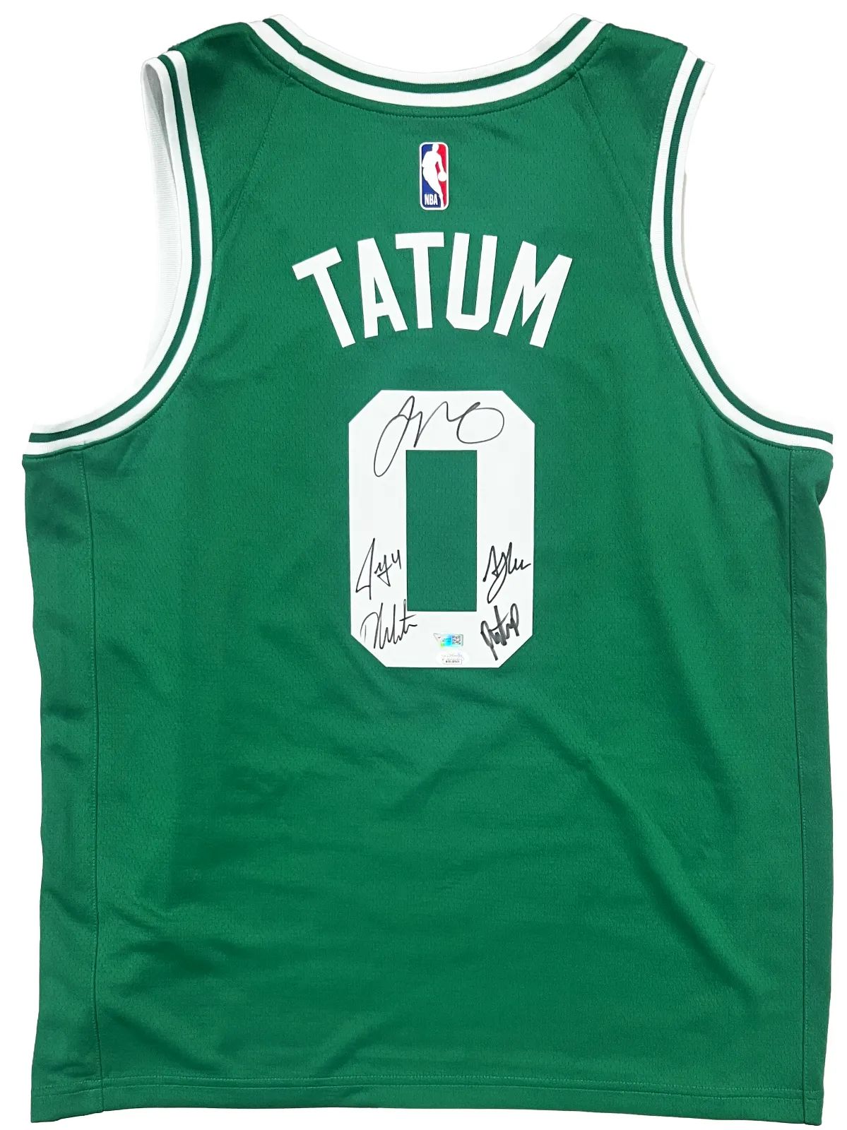 Jayson Tatum Boston Celtics Team Signed Nike Jersey White/Horford/Jrue  FANATICS