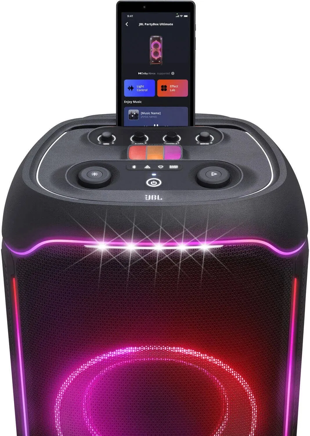 JBL PartyBox Ultimate Bluetooth Party Speaker 1100Watts - Black OH5500