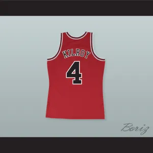 Johnny Kilroy 4 Pro Career Red Basketball Jersey