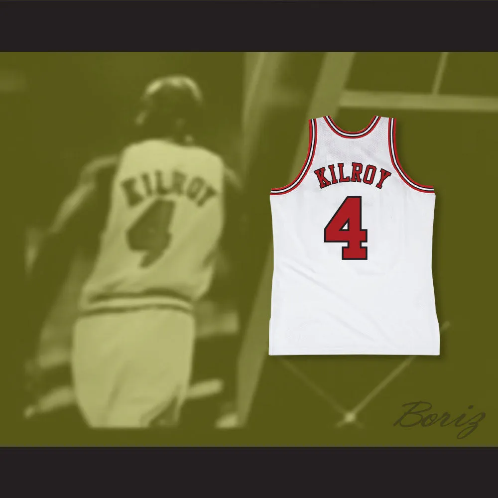 Johnny Kilroy 4 Pro Career White Basketball Jersey