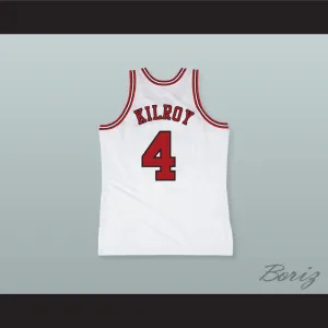 Johnny Kilroy 4 Pro Career White Basketball Jersey