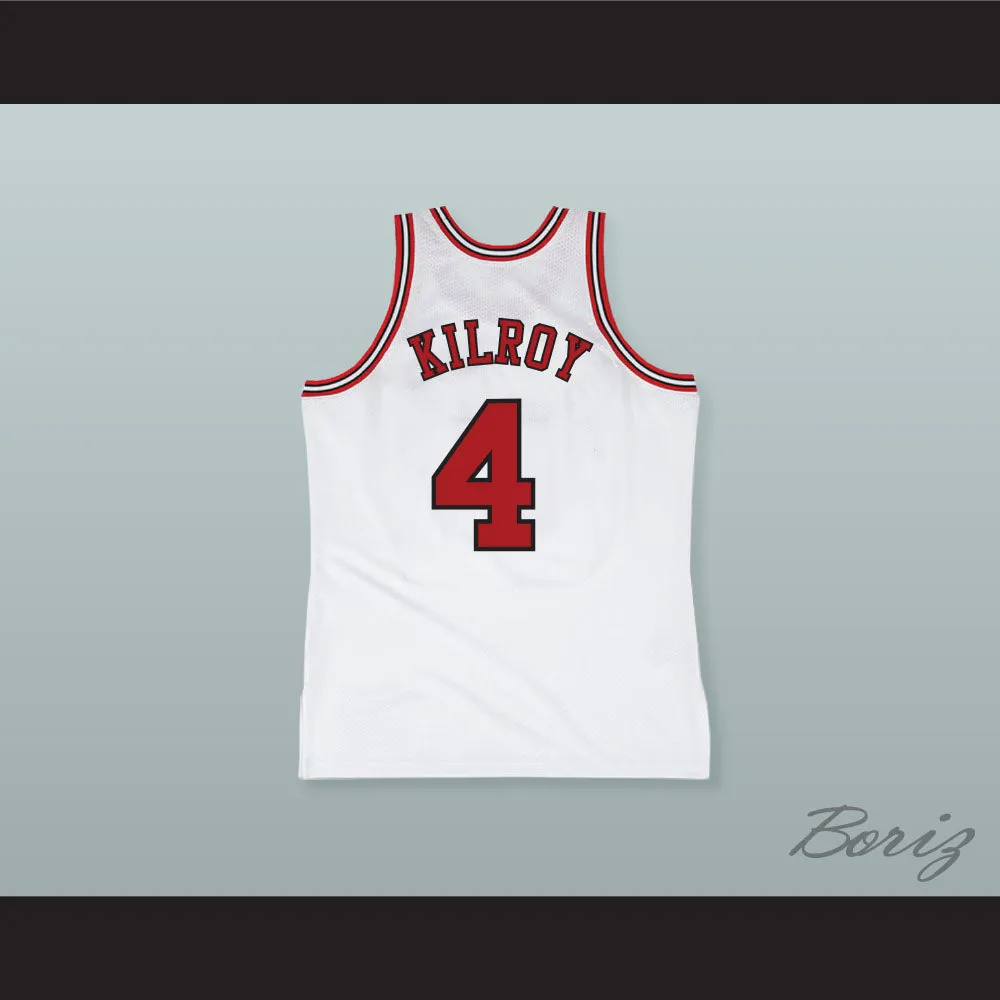 Johnny Kilroy 4 Pro Career White Basketball Jersey