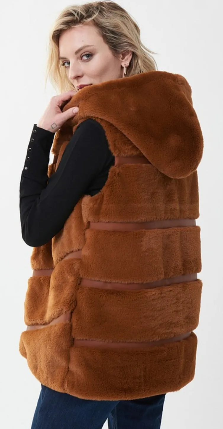 Joseph Ribkoff maple vest