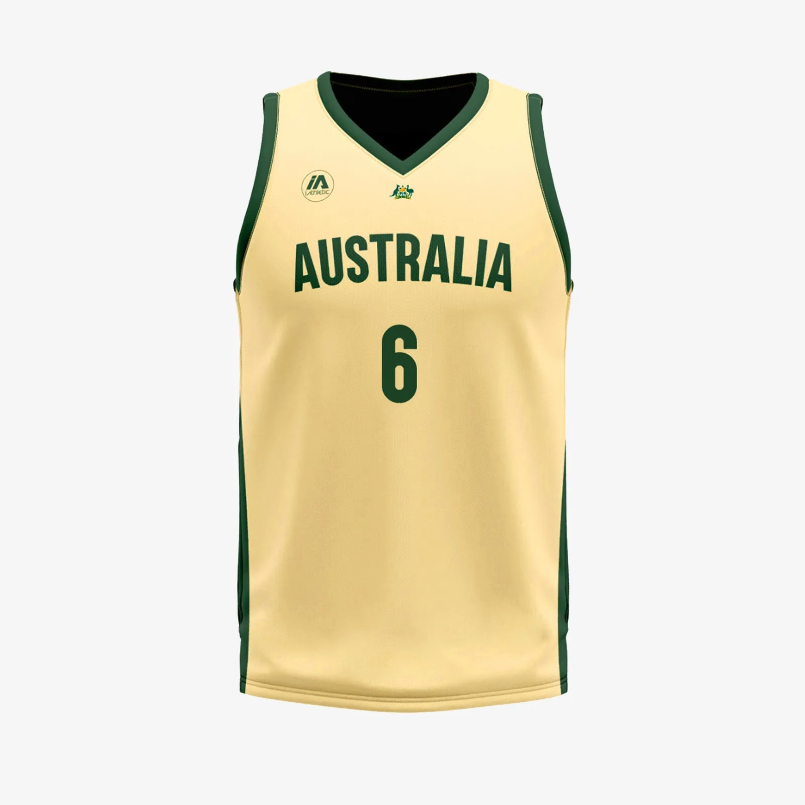 Josh Green Australian Boomers 2023 FIBA Basketball World Cup Jersey - Gold