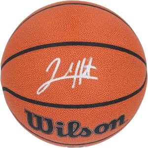 Josh Hart New York Knicks Signed Authentic NBA Wilson I/O Basketball