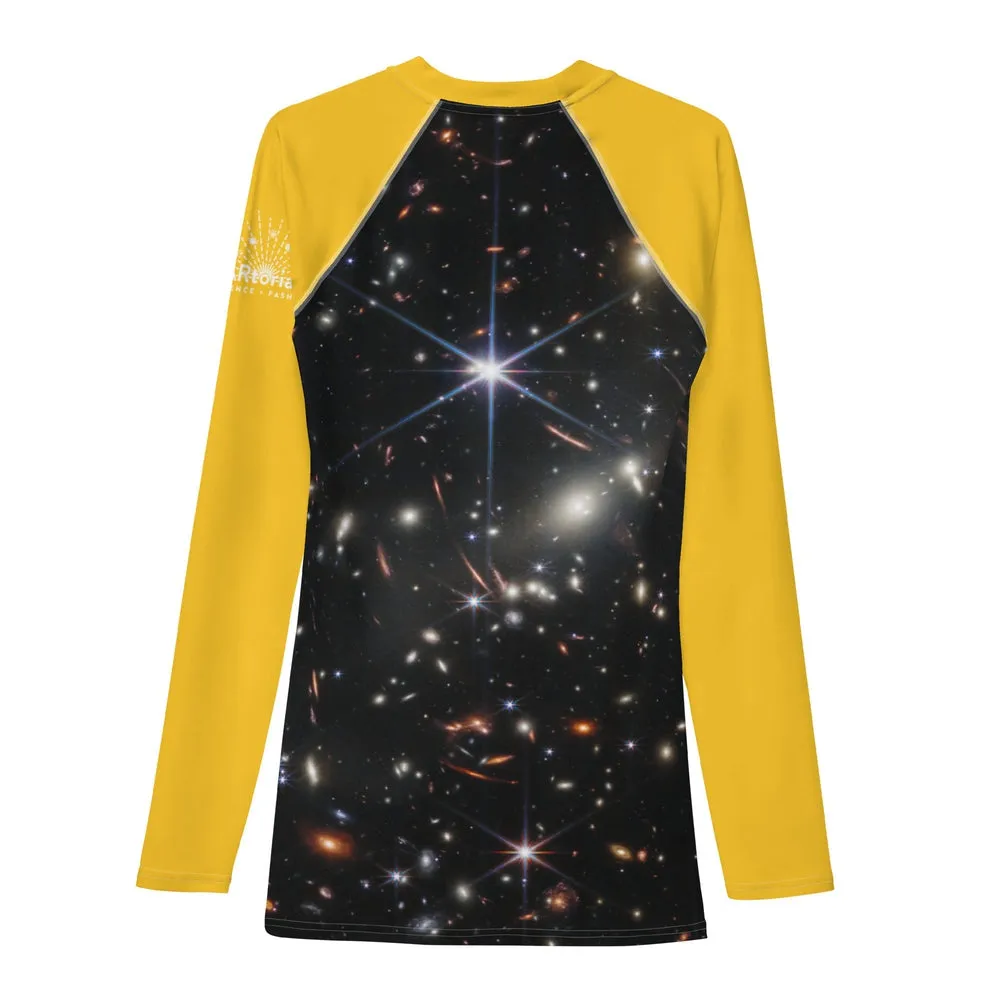 JWST SMACS 0723 Deep Field Galaxy Cluster Straight Cut Rash Guard