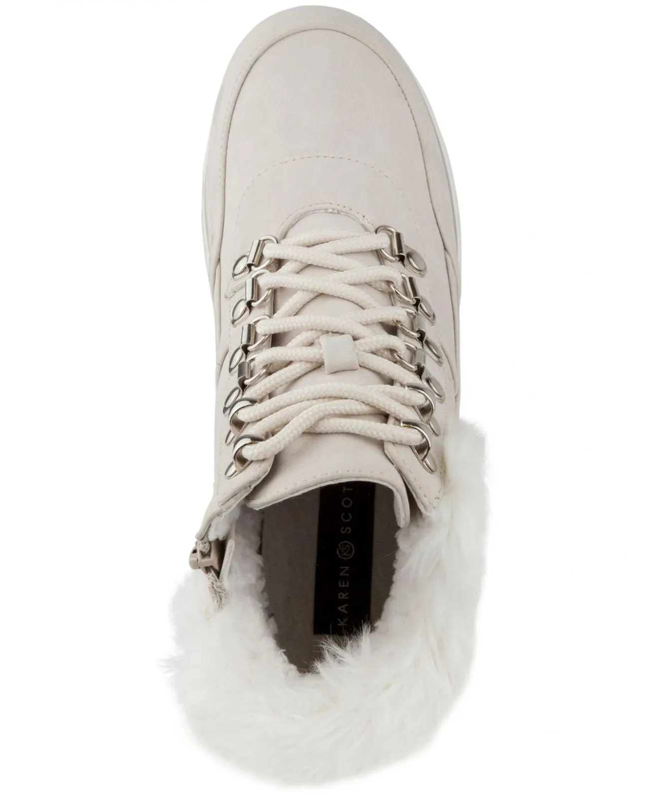 Karen Scott Womens Wanona Booties Winter Boots 10011619500 Winter White 10.5M
