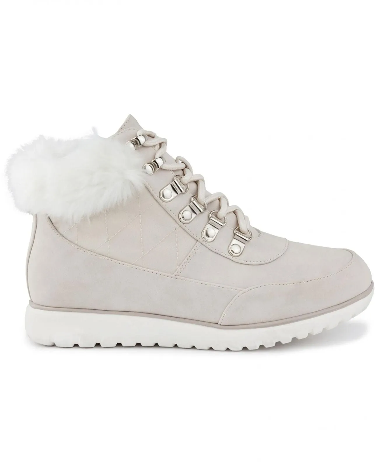 Karen Scott Womens Wanona Booties Winter Boots 10011619500 Winter White 10.5M