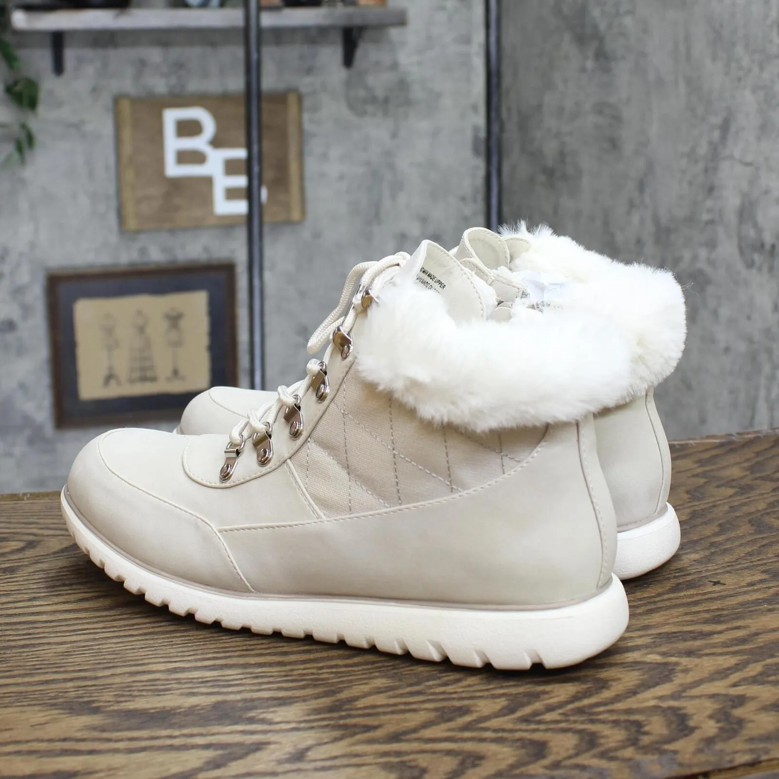 Karen Scott Womens Wanona Booties Winter Boots 10011619500 Winter White 10.5M