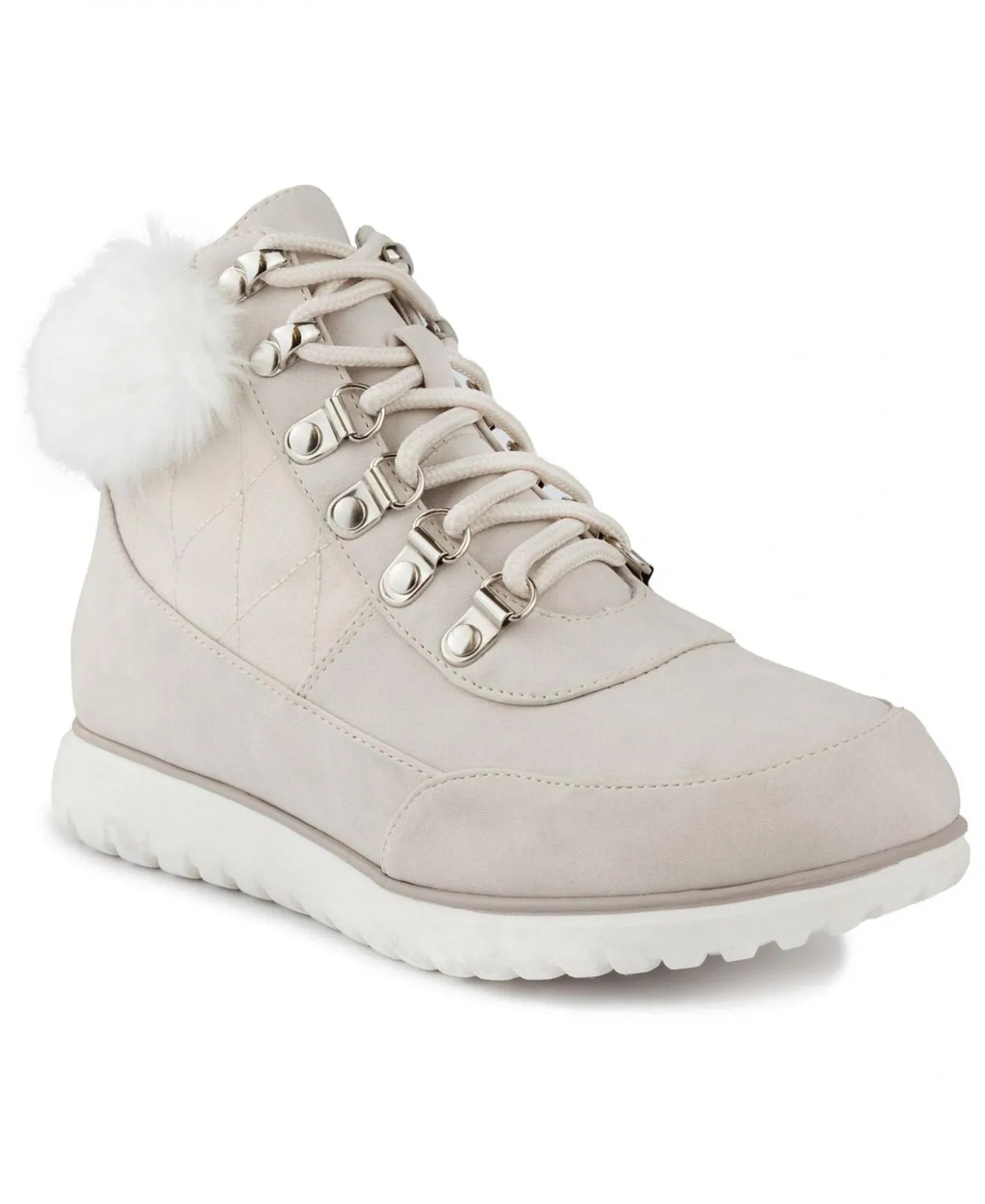 Karen Scott Womens Wanona Booties Winter Boots 10011619500 Winter White 10.5M