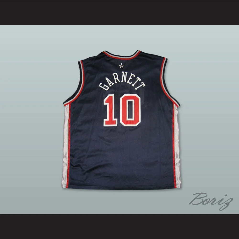 Kevin Garnett 10 USA Team Away Basketball Jersey