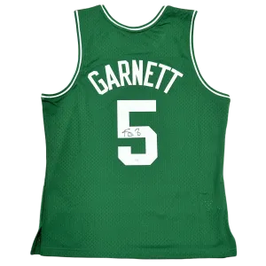 Kevin Garnett Boston Celtics Signed Mitchell & Ness Classics Swingman Jersey JSA