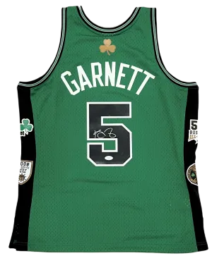 Kevin Garnett Boston Celtics Signed Mitchell & Ness Classics Swingman Jersey JSA