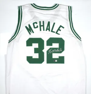 Kevin McHale Autographed White Pro Style Basketball Jersey-Beckett W Hologram