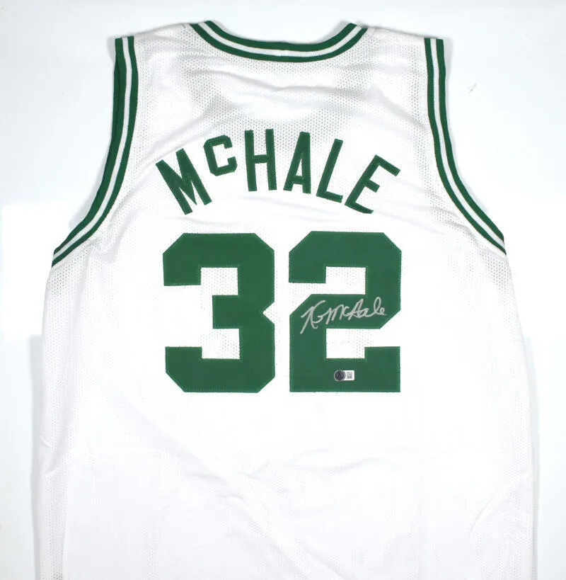 Kevin McHale Autographed White Pro Style Basketball Jersey-Beckett W Hologram