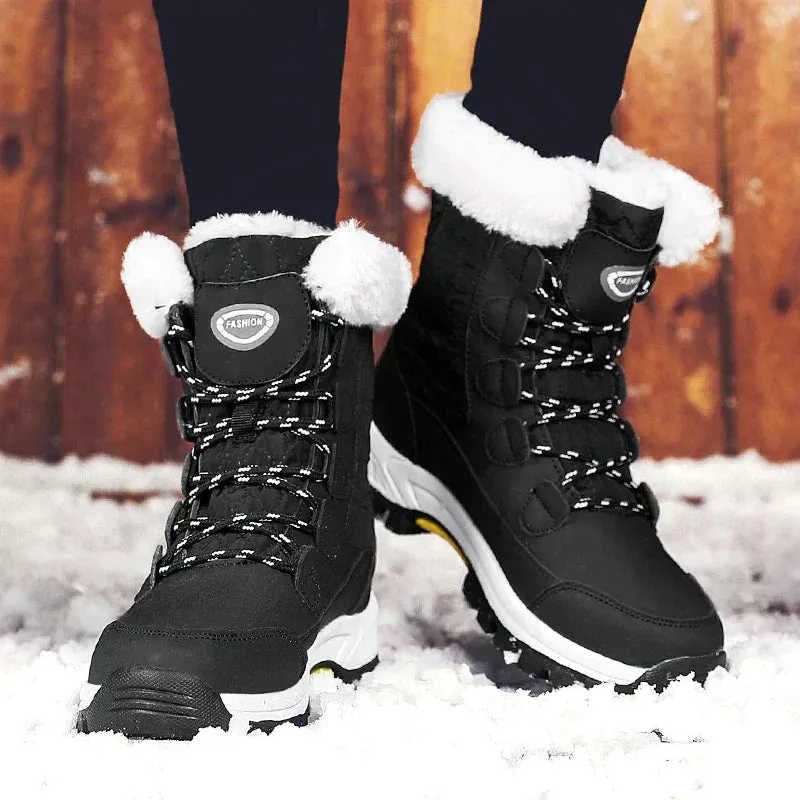 Kisses - Klassische Winter-Schneestiefel für Damen