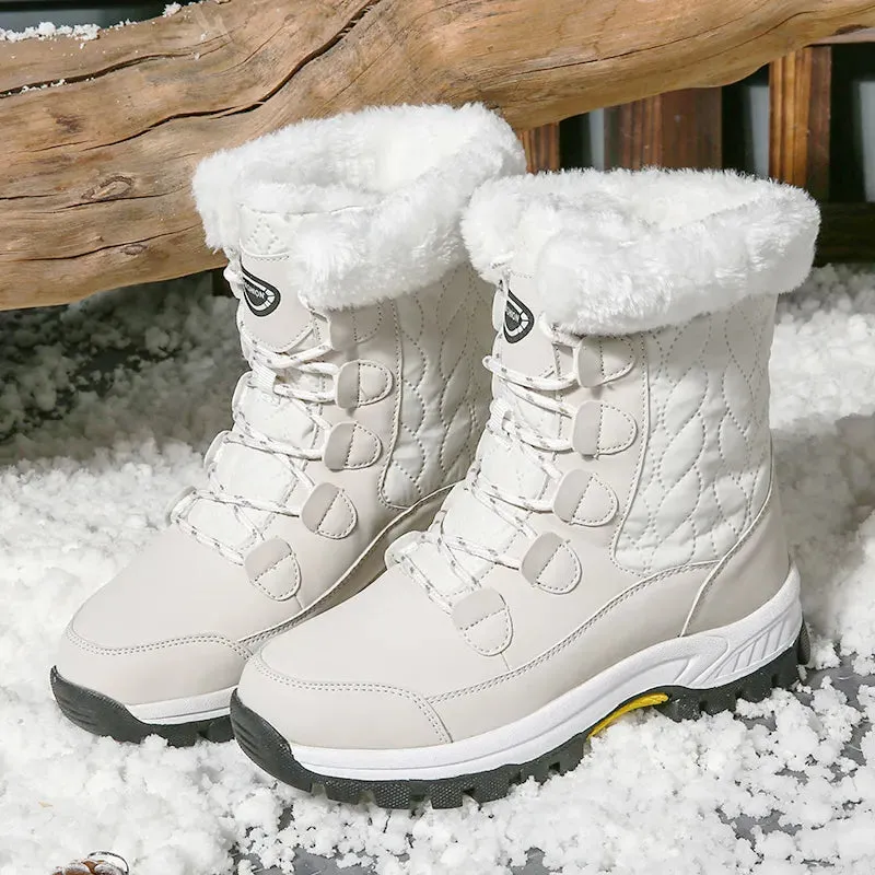 Kisses - Klassische Winter-Schneestiefel für Damen