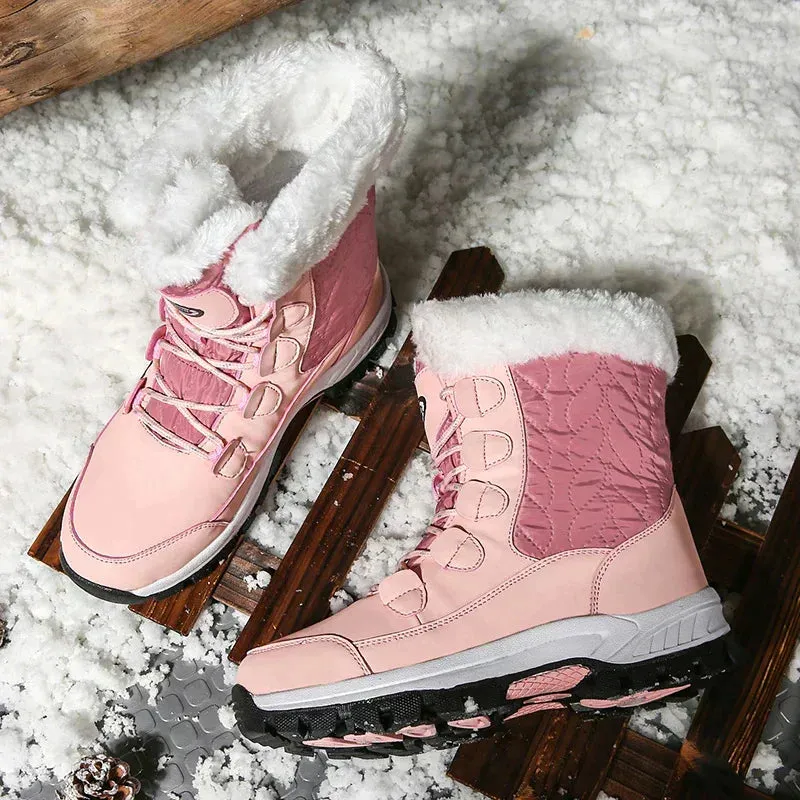 Kisses - Klassische Winter-Schneestiefel für Damen