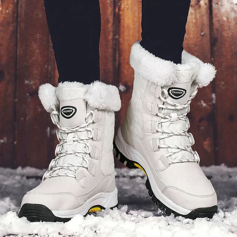 Kisses - Klassische Winter-Schneestiefel für Damen