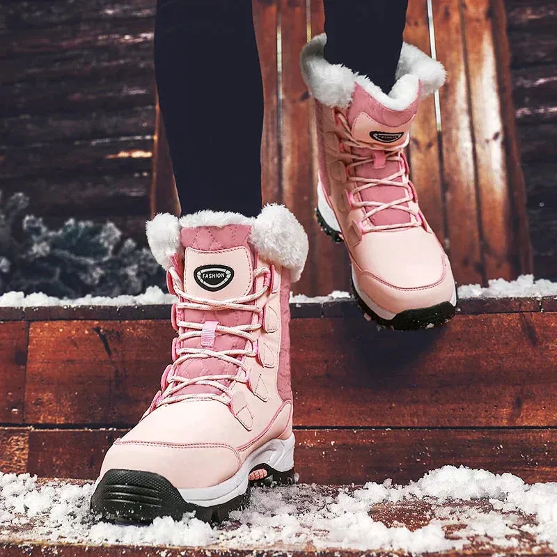 Kisses - Klassische Winter-Schneestiefel für Damen