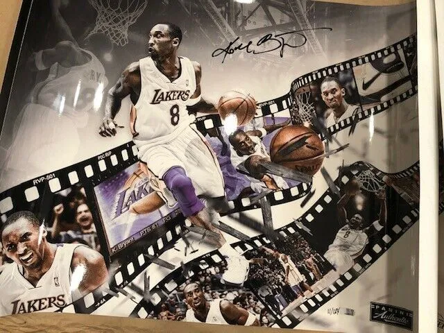 Kobe Bryant Los Angeles Lakers Signed Autograph 20x30 Film Strip LE #/124 Panini