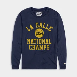 La Salle Basketball 1954 Champions Long Sleeve