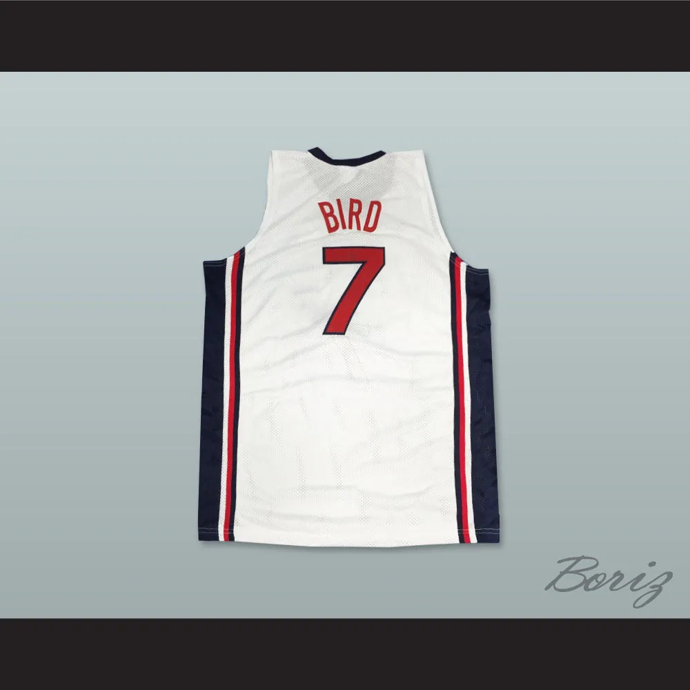 Larry Bird 7 USA Team Home Basketball Jersey