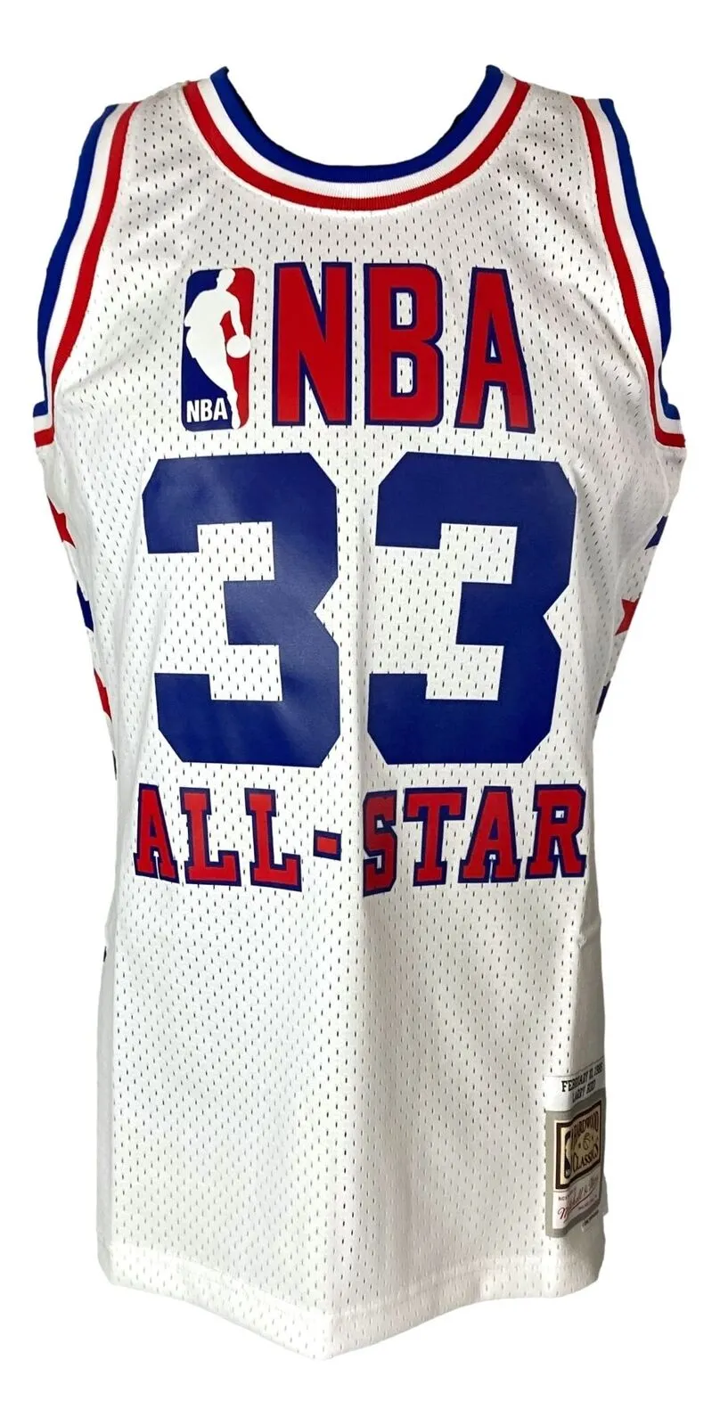 Larry Bird Signed Celtics All Star M&N Hardwood Classics Swingman Jersey JSA