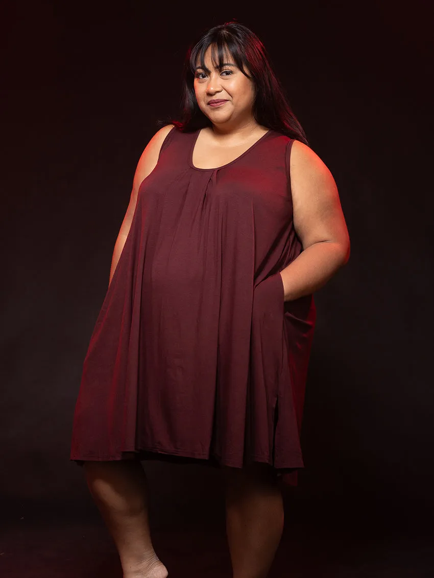 Lav & Kush Pleated Tank Dress