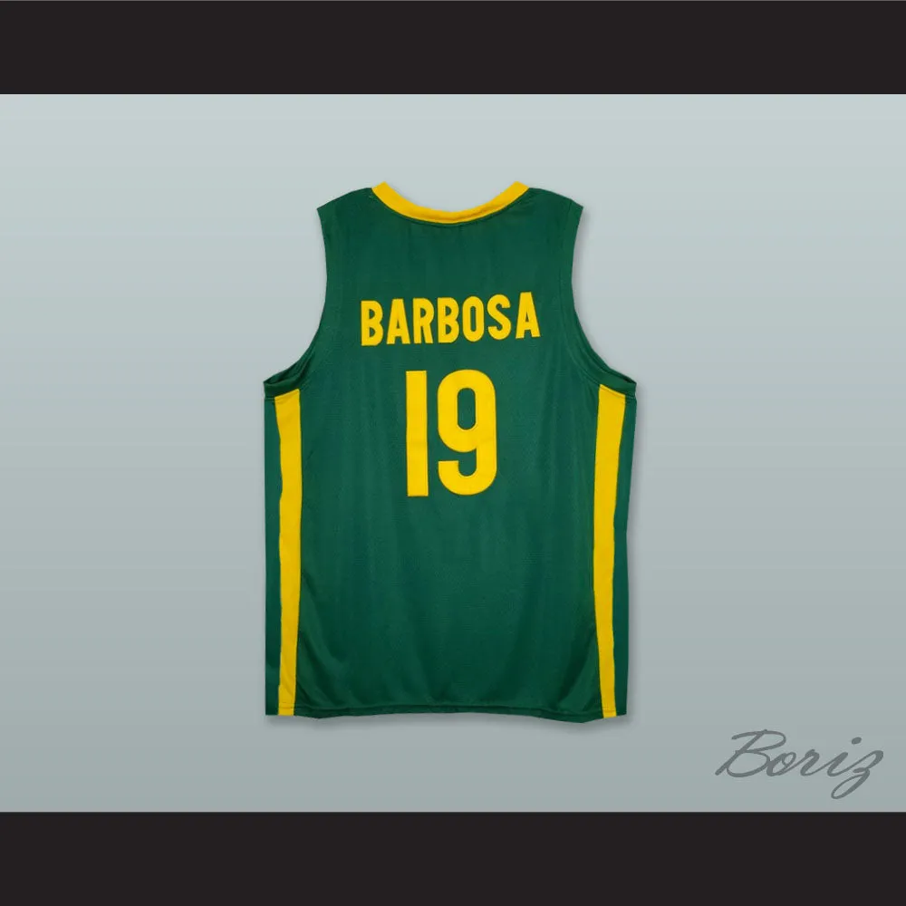 Leandro Barbosa 19 Brasil National Team Green Basketball Jersey