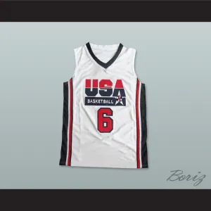 Lebron James 6 Team USA Basketball Jersey
