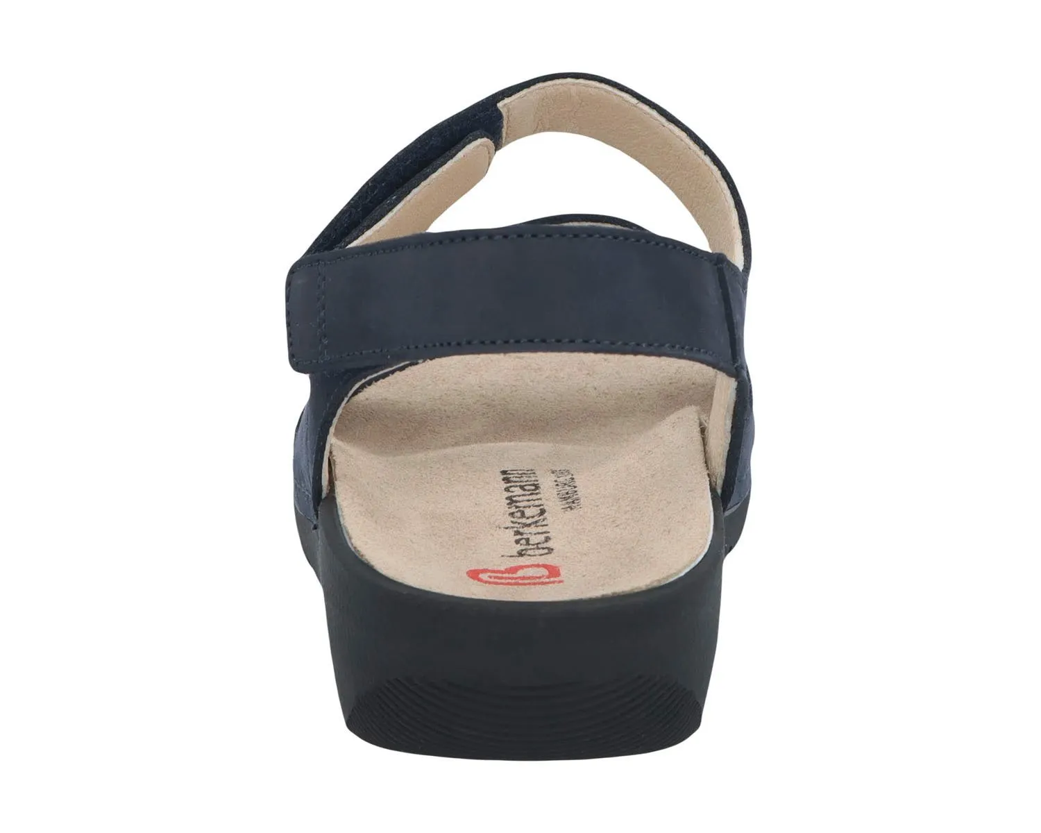 LEONA Navy Nubuck Leather