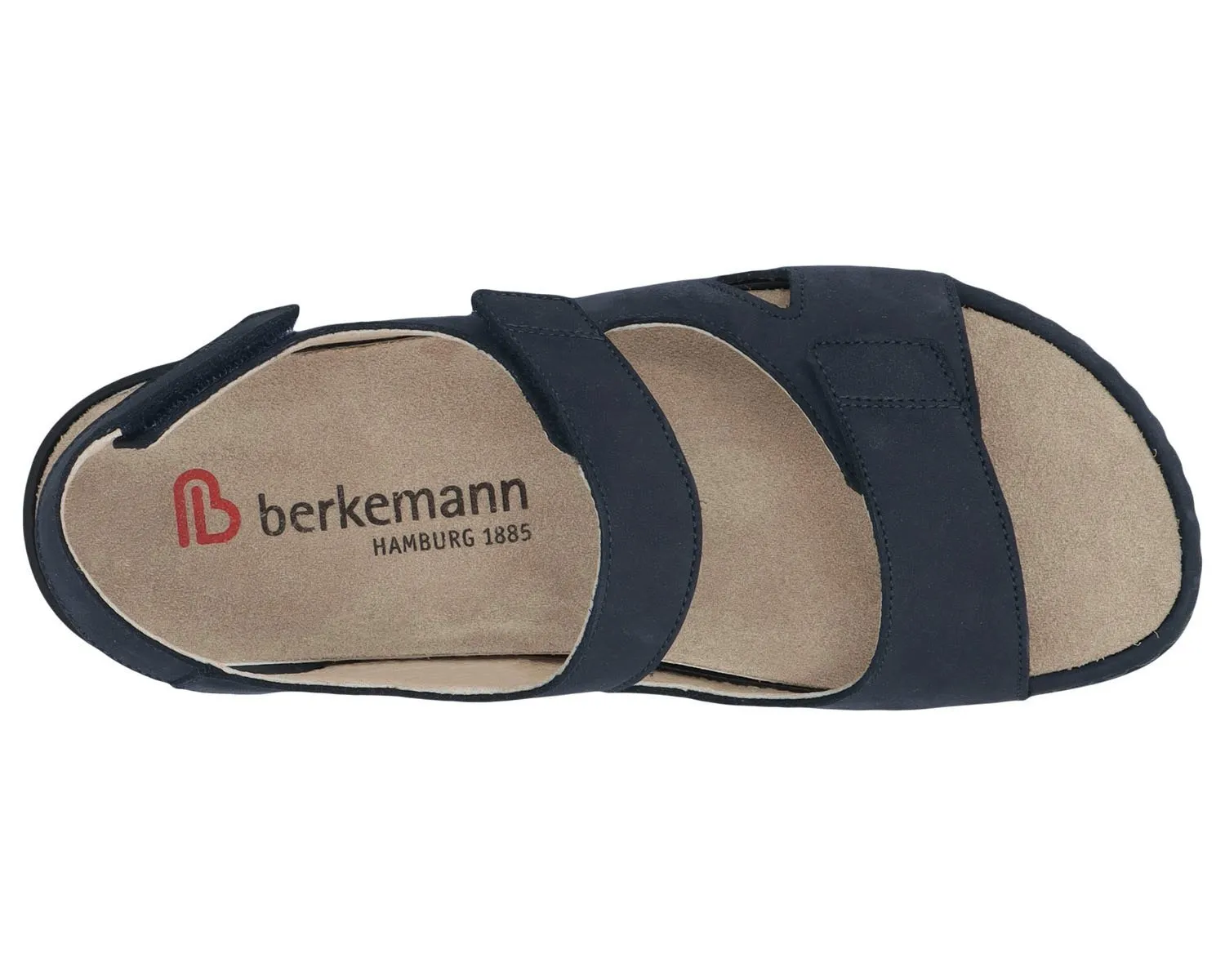 LEONA Navy Nubuck Leather