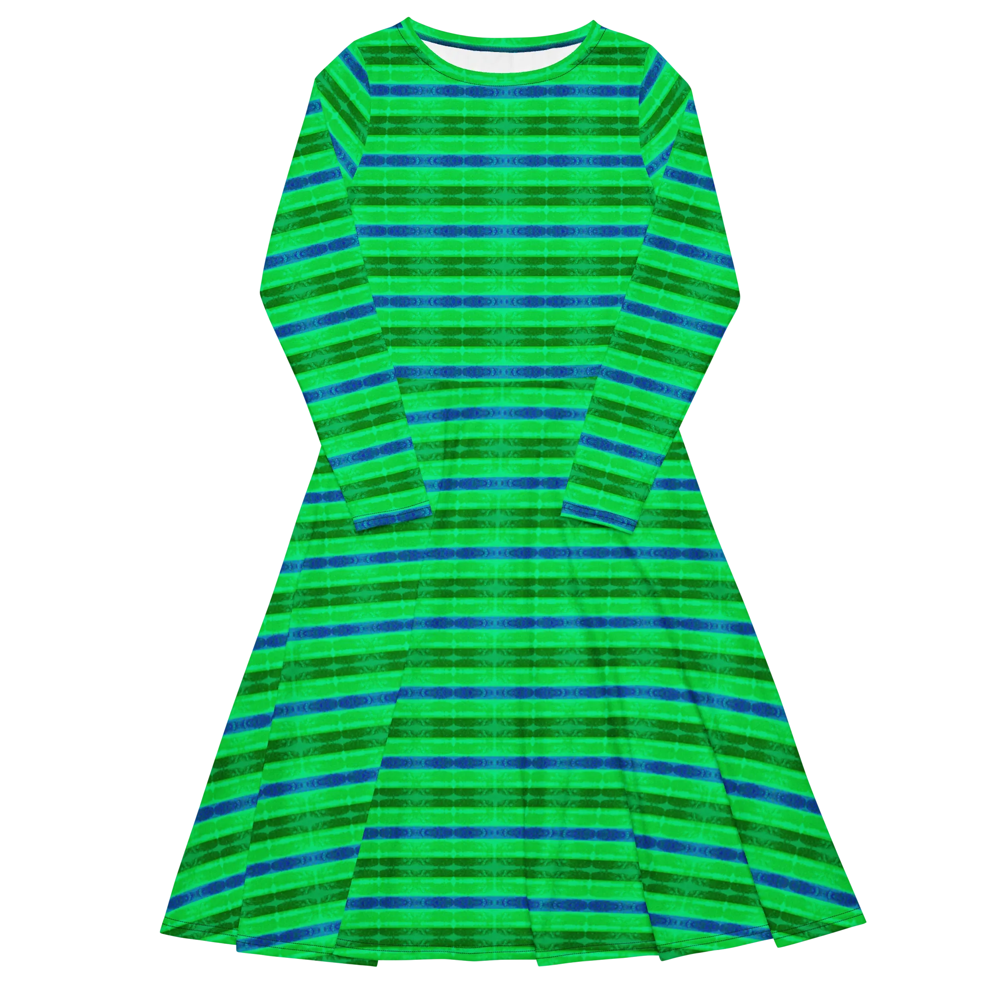 Long Sleeve Midi Dress (Her/Muliebris)(Rind#10 Rind Link Flip) RJSTH@Fabric#10 RJTHS2022 RJS