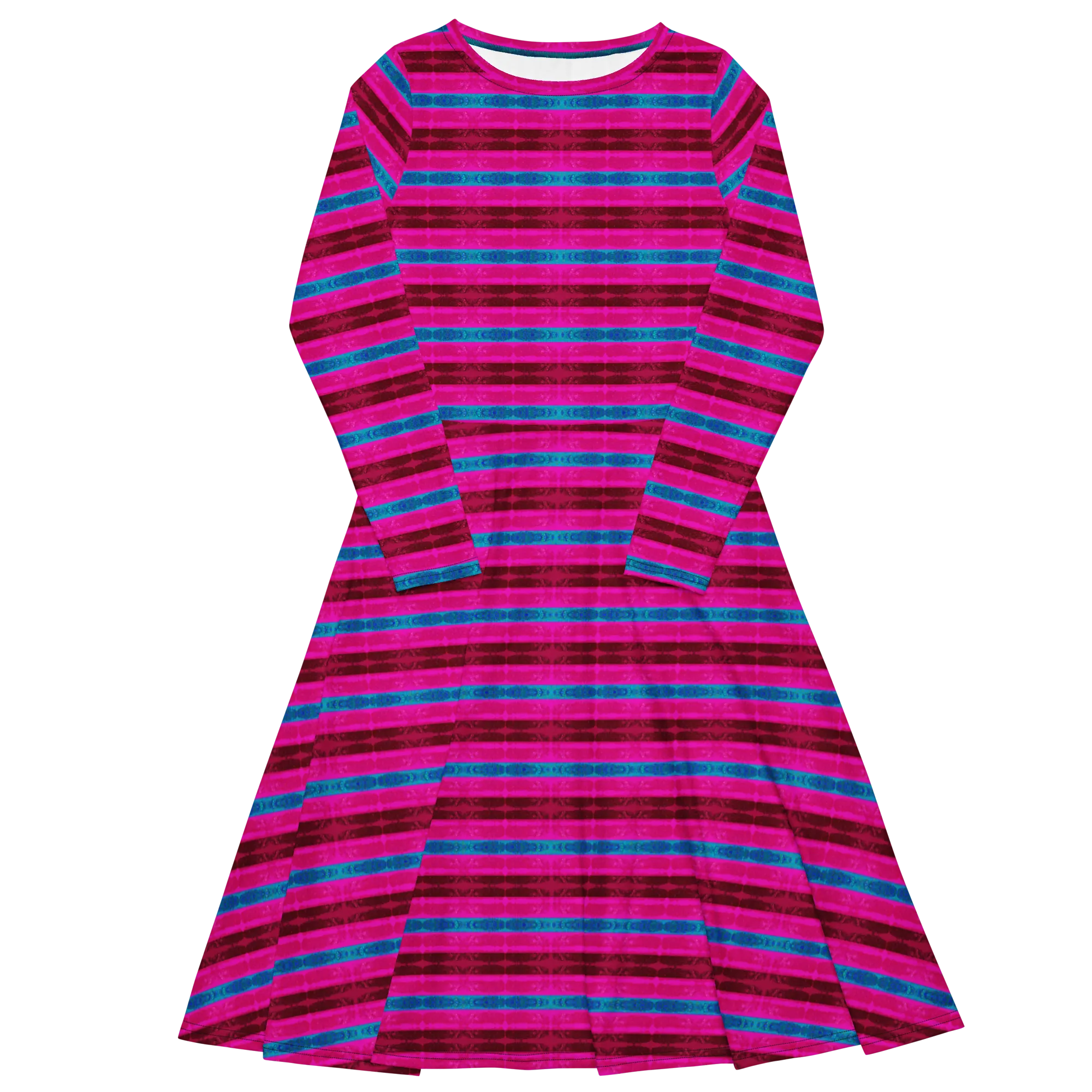 Long Sleeve Midi Dress (Her/Muliebris)(Rind#11 Rind Link Flip) RJSTH@Fabric#11 RJTHS2022 RJS