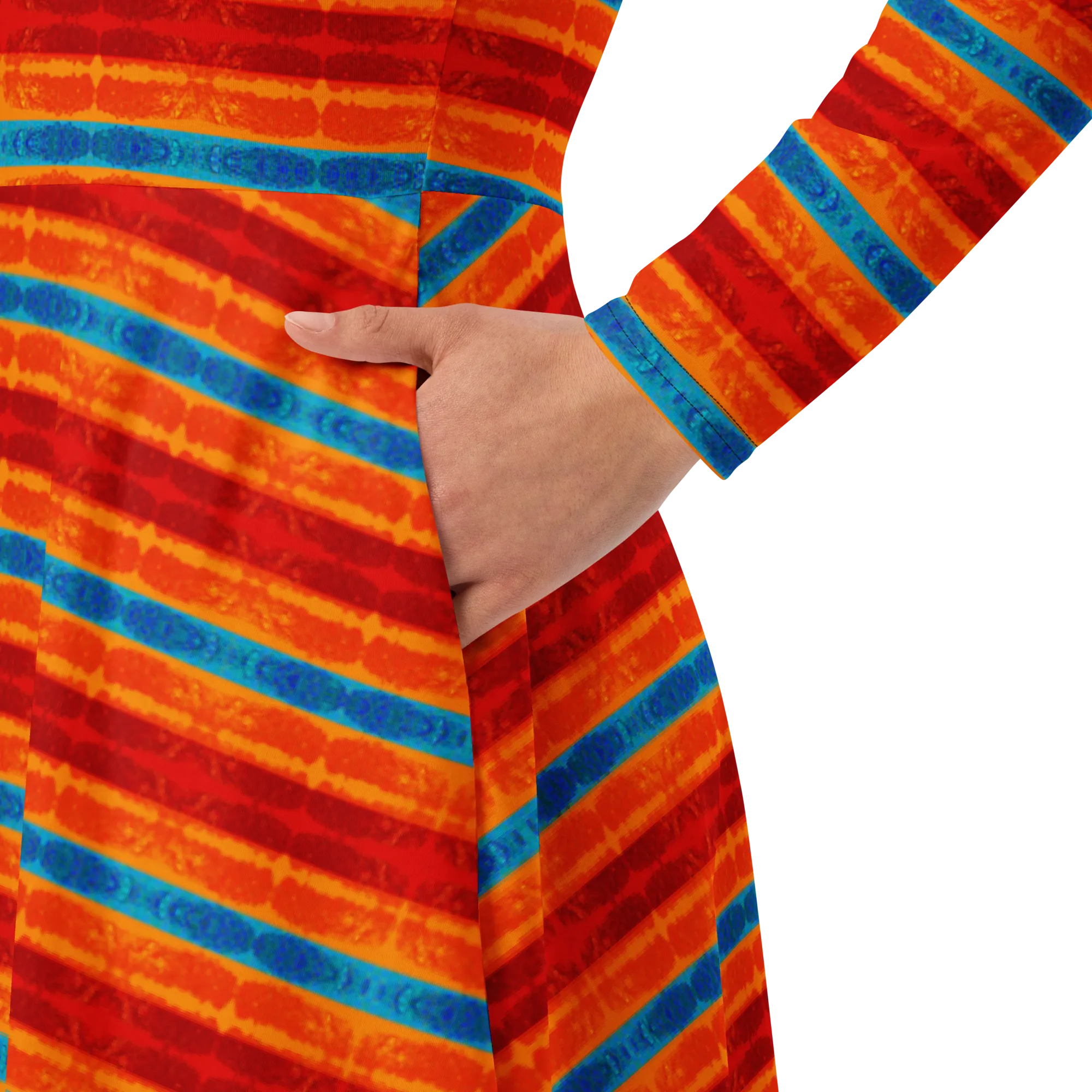 Long Sleeve Midi Dress (Her/Muliebris)(Rind#12 Rind Link Flip) RJSTH@Fabric12 RJTHS2022 RJS